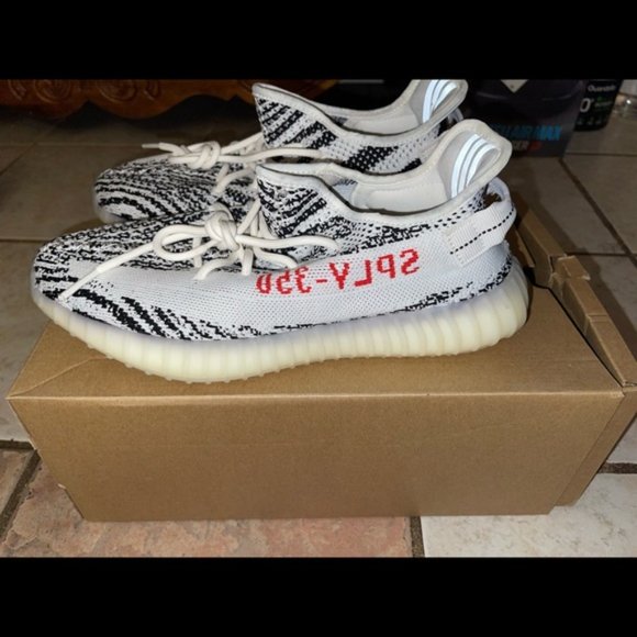 Adidas Yeezy Boost 350 V2 Zebra Men‘s Size:9.5 - Picture 2 of 5